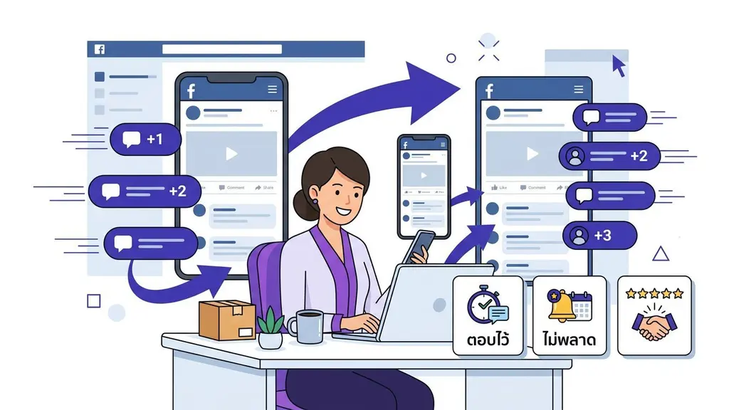 บอทตอบคอมเมนต์เฟสบุ๊คคืออะไร ต่างจาก Auto Reply ยังไง และร้านค้าออนไลน์ควรเริ่มใช้ตอนไหน